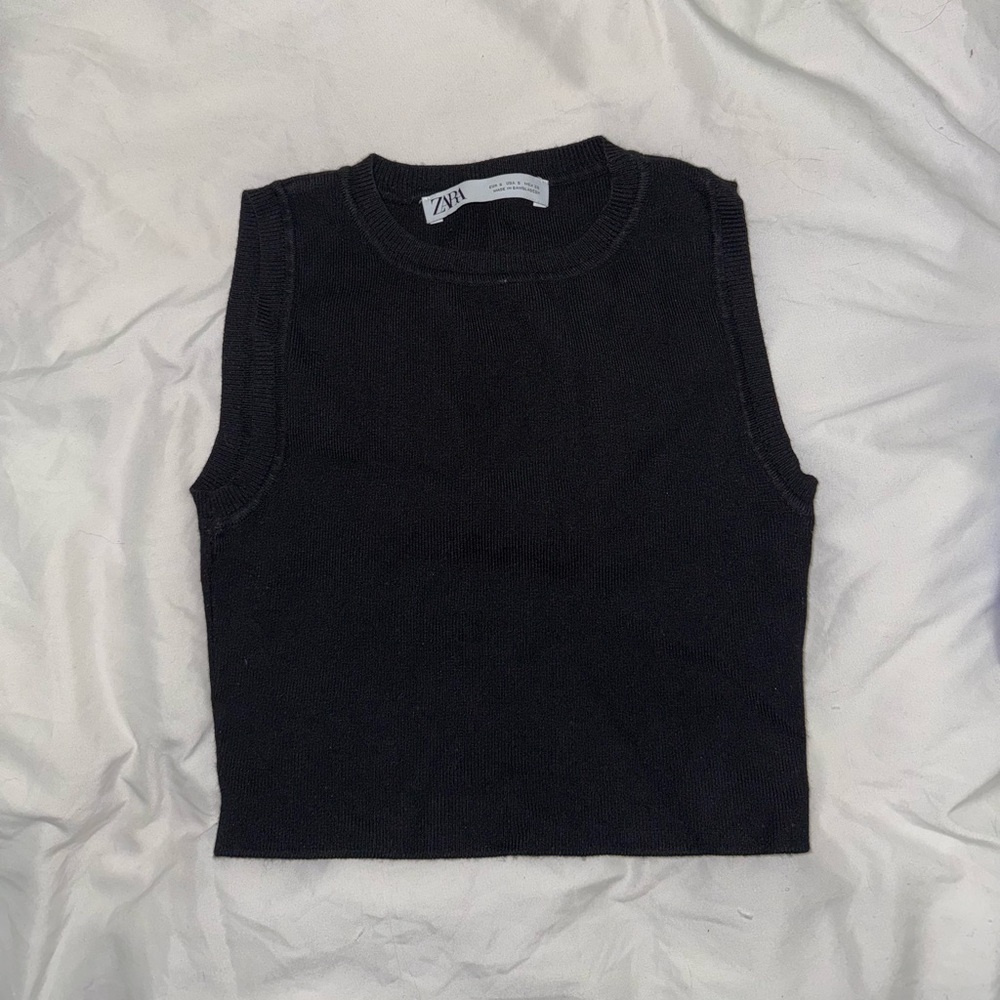 Zara cropped  Knit top